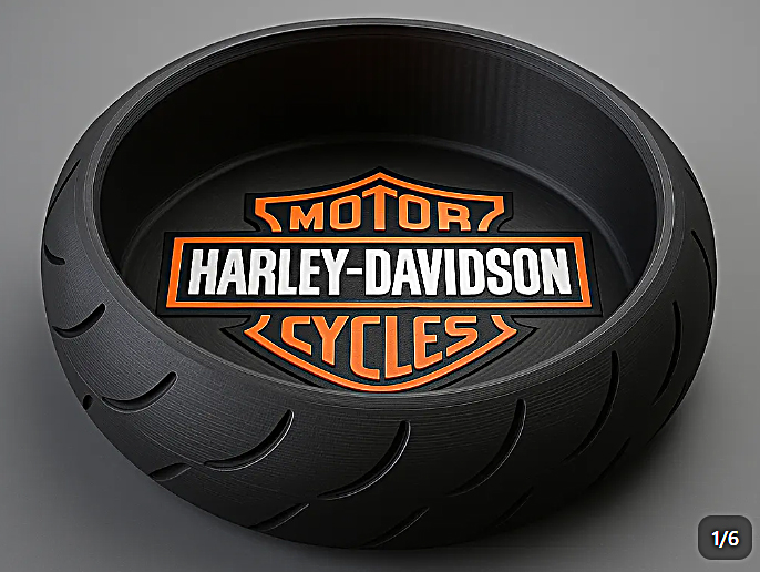 PORTA CHAVES E OBJETOS PNEU HARLEY DAVIDSON