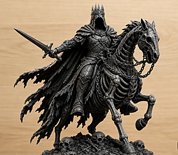 ESTATUETA CAVALEIRO DA MORTE NAZGÛL
